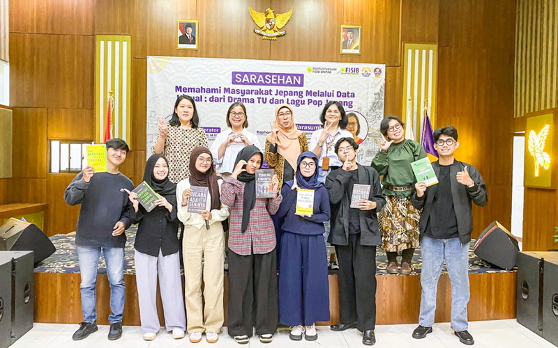 UNPAK Bahas Budaya Jepang Lewat Drama TV & Lagu Pop dalam Sarasehan