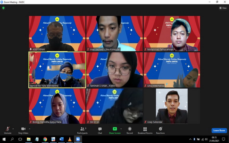 Lomba Debat Nudc Dan Kdmi Level Fakultas Mipa Universitas Pakuan