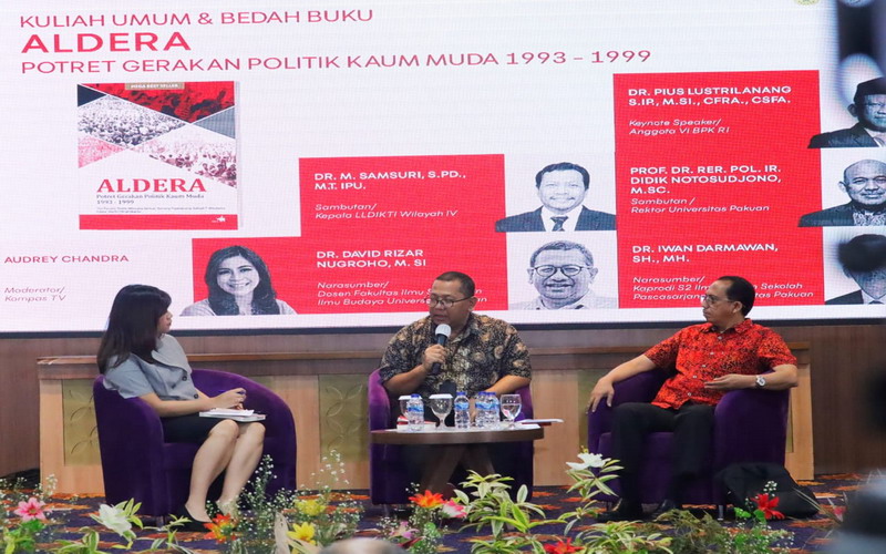 Unpak Gelar Kuliah Umum dan Bedah Buku Aldera: Potret Gerakan Politik Kaum Muda 1993-1999